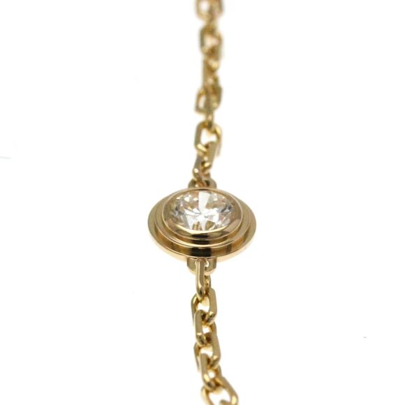 CARTIER Diamants Légers De Cartier Pink Gold Diamond Charm Bracelet 0.13 Carat - Picture 3 of 10